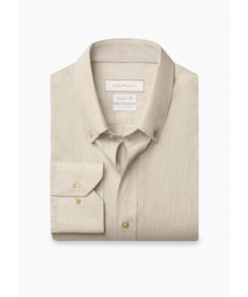 پیراهن لینن مردانه کروم مدل 2610103