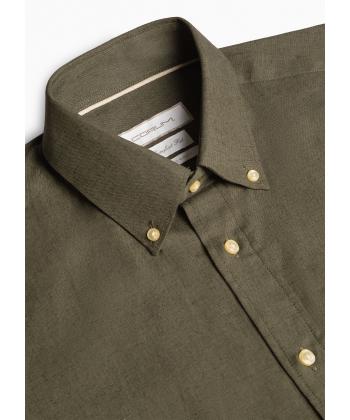 پیراهن لینن مردانه کروم مدل 2610103