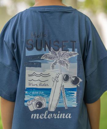 تیشرت آستین کوتاه پسرانه ملورینا مدل 41207