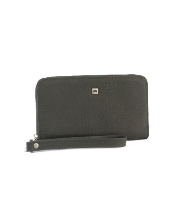 کیف پول زنانه چرم طبیعی منط مدل f140