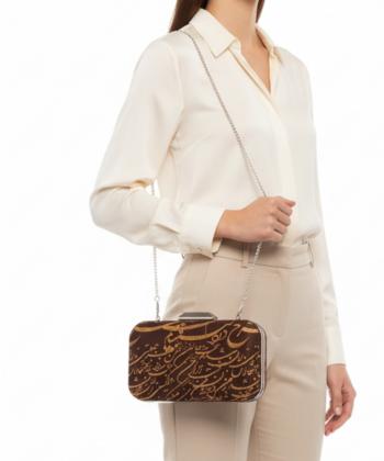 كيف كلاچ زنانه قلم فلزي مدل cluchkhat2