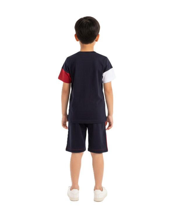 ست تیشرت و شلوارک پسرانه مادر مدل Ezio