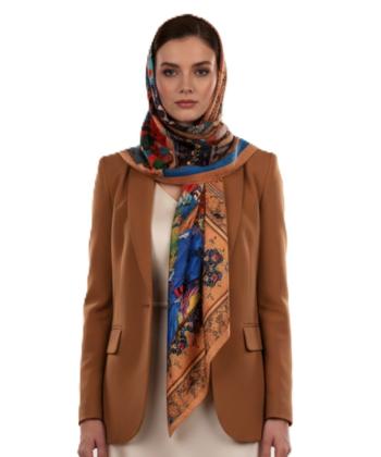 روسري ساتن زنانه قلم فلزي مدل SSc12140