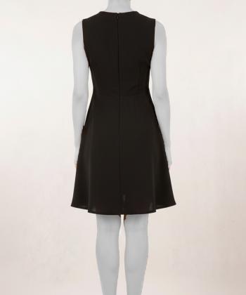 پیراهن مجلسی آستین حلقه ای زنانه تولیکا مدل AM-TL-91412