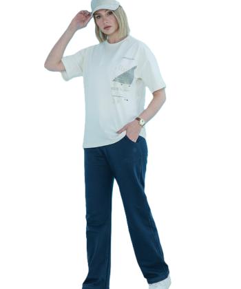 ست تيشرت و شلوار زنانه بلكس مدل 63424