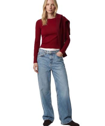 تيشرت آستين بلند زنانه كوتون مدل 6SAK50212EK