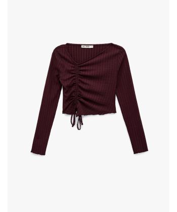 تيشرت آستين بلند زنانه كوتون مدل 6SAL10281IK