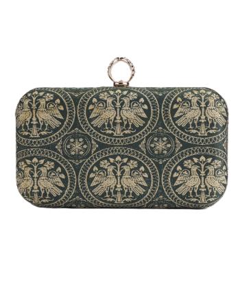 کیف کلاچ زنانه قلم فلزی مدل cluchsasanisabz