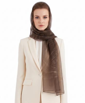 شال ابریشم زنانه نوولاشال مدل 55338