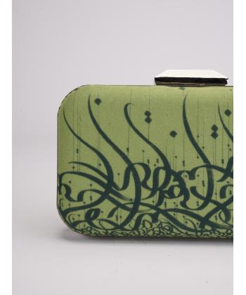 کیف کلاچ زنانه قلم فلزی مدل cluchsilver36