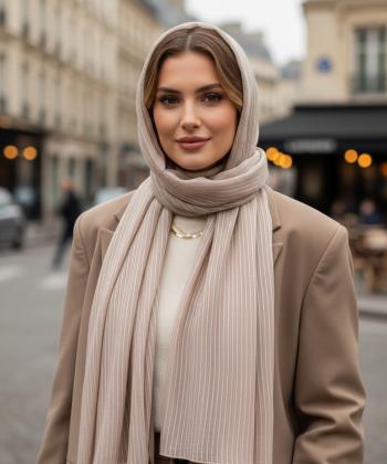 شال ابريشم زنانه نوولاشال مدل 55337