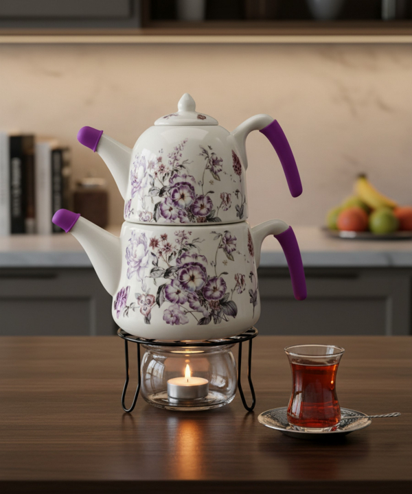 کتری قوری چینی ماتاهوم مدل بیرمنگام