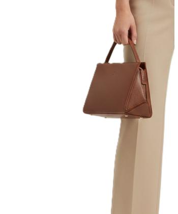 کیف دوشی زنانه چرم طبیعی نوین چرم مدل ناروین