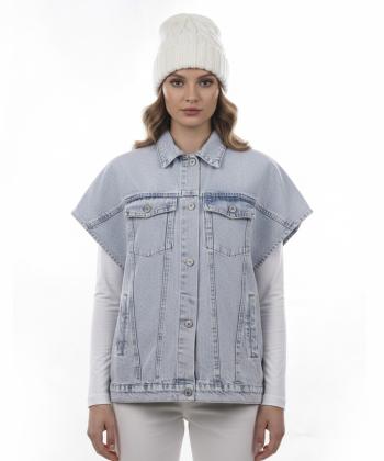 وست جین زنانه گل شه مدل 86028-1