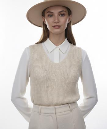 کراپ تاپ زنانه گل شه مدل 93428-1