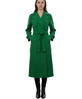 بارانی بلند زنانه گل شه مدل am-go-94800-1