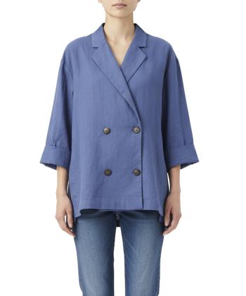 مانتو لينن زنانه سرژه مدل 2166294