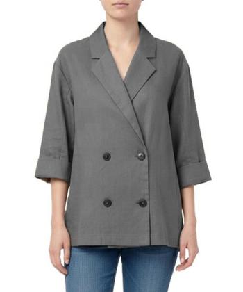 مانتو لينن زنانه سرژه مدل 2166294