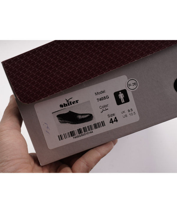 كفش مردانه چرم طبيعي شيفر مدل 7405G