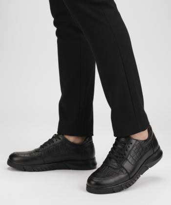 كفش مردانه چرم طبيعي شيفر مدل 7336B