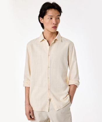 پيراهن آستين بلند مردانه كوتون مدل 6SAM60039IW