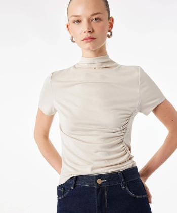 تیشرت آستین کوتاه زنانه کوتون مدل  6SAK70014EK