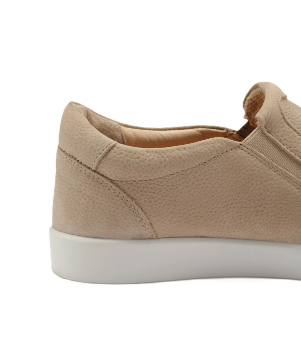 كفش چرم طبيعي زنانه اورز مدل MIA SLIP-ON ZIPPER