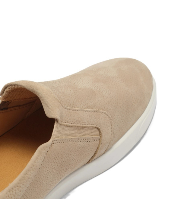 كفش چرم طبيعي زنانه اورز مدل MIA SLIP-ON ZIPPER