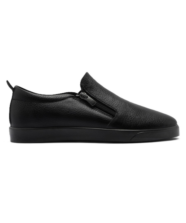 كفش چرم طبيعي زنانه اورز مدل MIA SLIP-ON ZIPPER