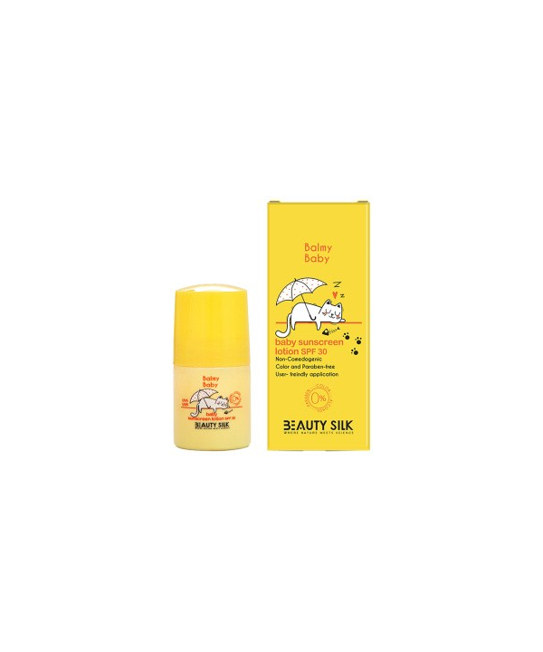 لوسیون ضدآفتاب کودک SPF30 بیوتی سیلک حجم 75 میلی‌لیتر