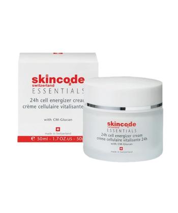 کرم تقویت کننده و انرژی زا 24 ساعته صورت اسکین کد حجم 50 میلی لیتر