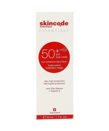 لوسیون ضد آفتاب SPF50+ اسکین کد حجم 50 میلی لیتر