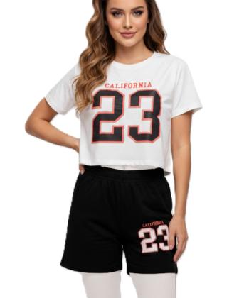 تيشرت و شلوارك زنانه نارين مد مدل 154085