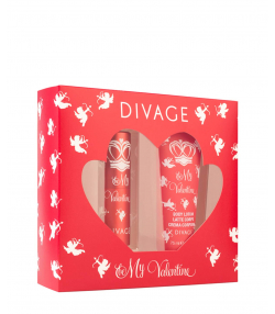ست ادوتویلت و لوسیون بدن زنانه دیواژ Divage مدل My Valentine حجم 20 میلی لیتر