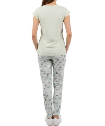 ست تيشرت و شلوار راحتي زنانه ناربن مدل WS4055