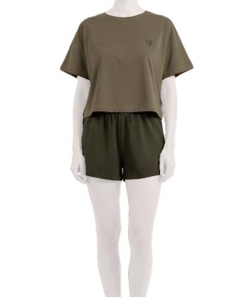 ست تيشرت و شلوارك راحتي زنانه ناربن مدل WS4049