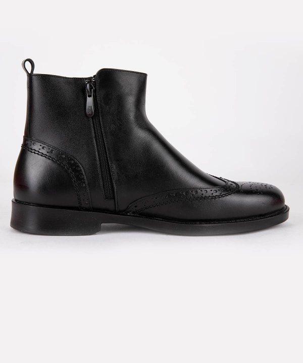 نیم بوت چرم مردانه شهر چرم Leather City مدل F6032