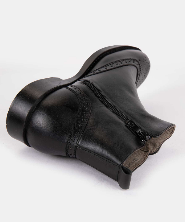 نیم بوت چرم مردانه شهر چرم Leather City مدل F6032