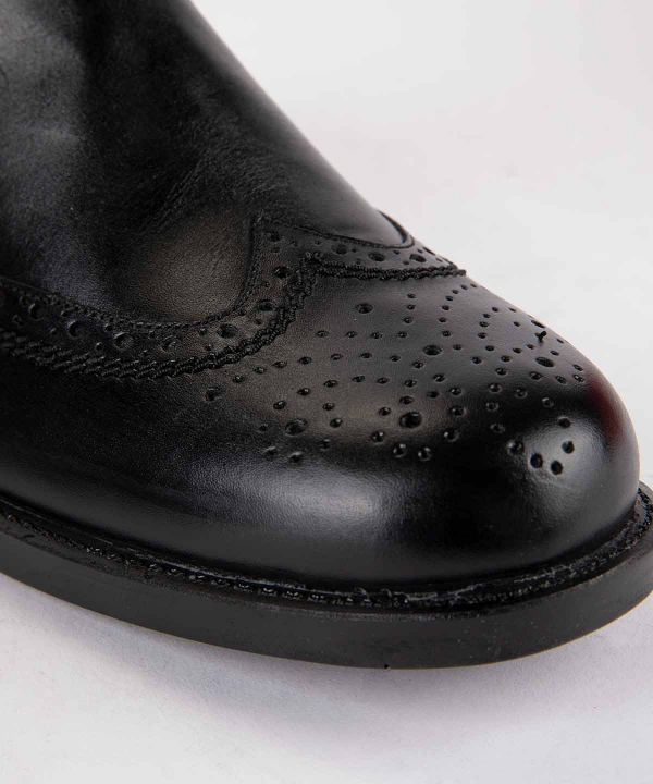 نیم بوت چرم مردانه شهر چرم Leather City مدل F6032