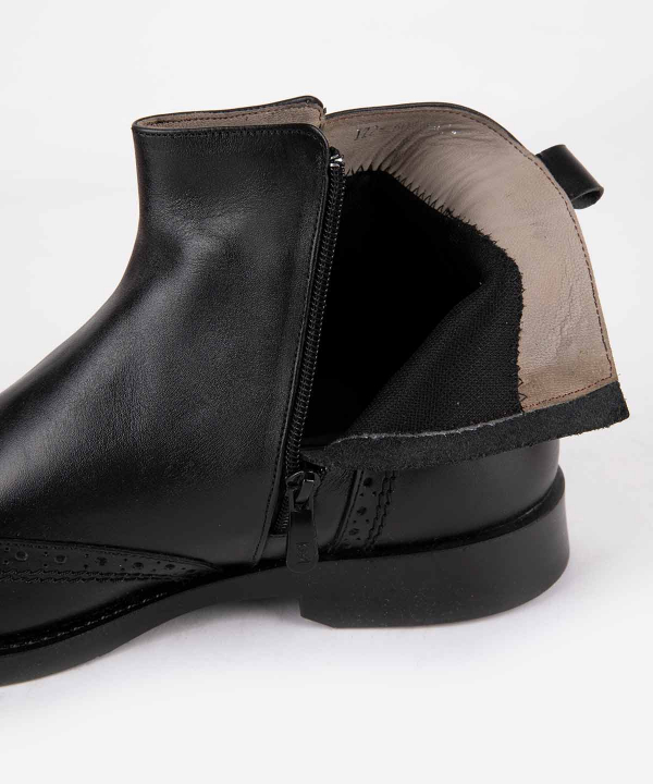 نیم بوت چرم مردانه شهر چرم Leather City مدل F6032