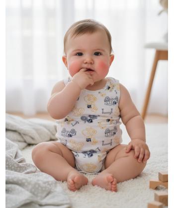 سرهمي نوزادي پسرانه ال سي وايكيكي مدل S555637Z1