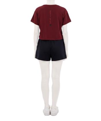 ست تيشرت و شلوارك راحتي زنانه ناربن مدل WS4049