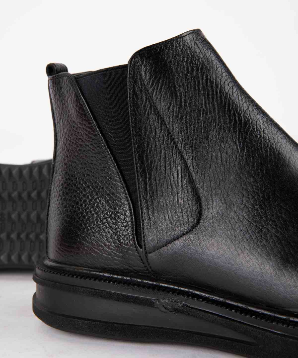 نیم بوت چرم مردانه شهر چرم Leather City مدل GH632