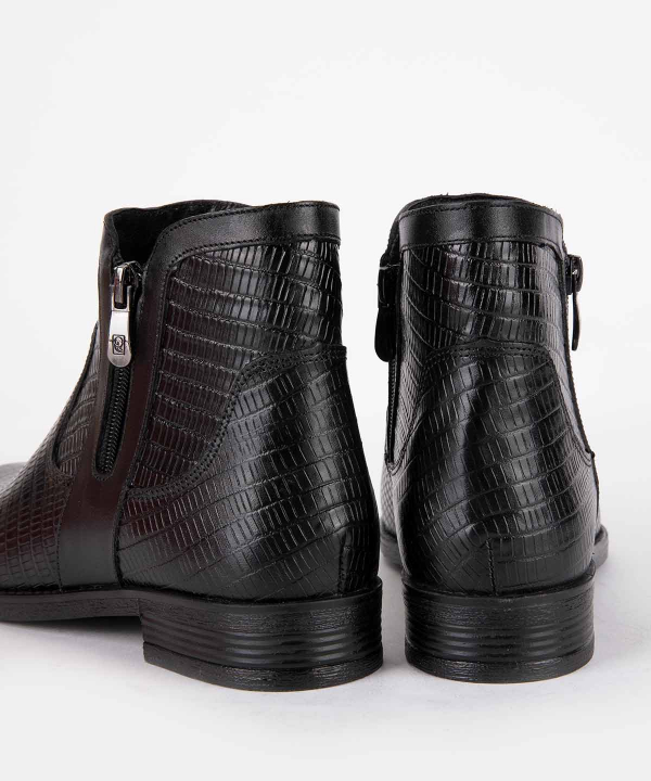 نیم بوت چرم زنانه شهر چرم Leather City مدل KA11