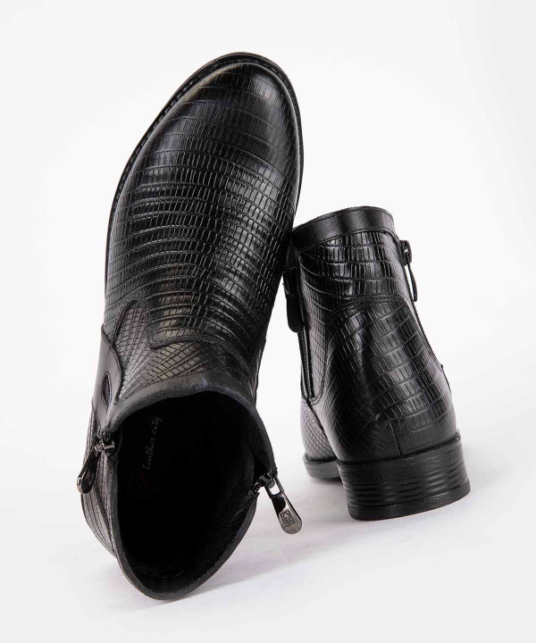 نیم بوت چرم زنانه شهر چرم Leather City مدل KA11