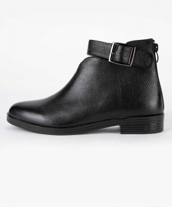 نیم بوت چرم زنانه شهر چرم Leather City مدل PC1179