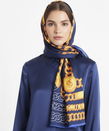 شال ابريشم زنانه نوولاشال مدل 33148