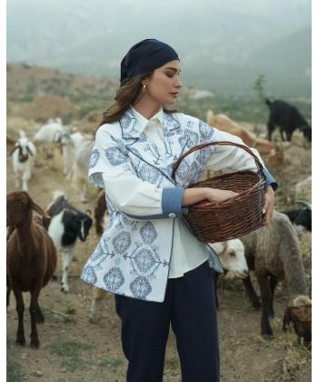 مانتو وست کوتاه زنانه فلای فشن مدل 1101002031