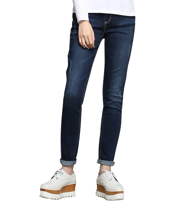 شلوار زنانه جین راسته آبی تیره جین وست Jeanswest