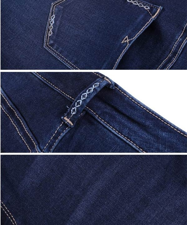 شلوار زنانه جین راسته آبی تیره جین وست Jeanswest